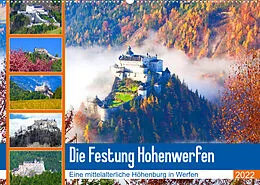 Kalender Die Festung Hohenwerfen (Wandkalender 2022 DIN A2 quer) von Christa Kramer