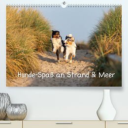 Kalender Hunde-Spaß an Strand &amp; Meer (Premium, hochwertiger DIN A2 Wandkalender 2022, Kunstdruck in Hochglanz) von Annett Mirsberger