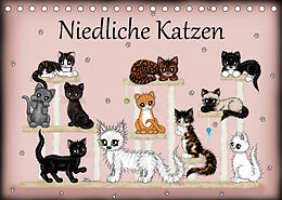 Kalender Niedliche Katzen (Tischkalender 2022 DIN A5 quer) von Pezi Creation / Petra Haberhauer