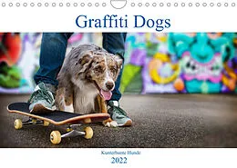 Kalender Graffiti Dogs (Wandkalender 2022 DIN A4 quer) von Judith Dzierzawa / DoraZett