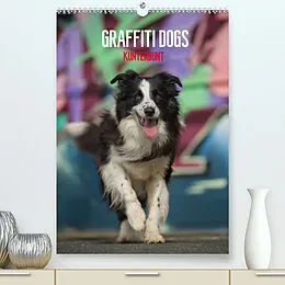 Kalender Graffiti Dogs Kunterbunt (Premium, hochwertiger DIN A2 Wandkalender 2022, Kunstdruck in Hochglanz) von Judith Dzierzawa - DoraZett