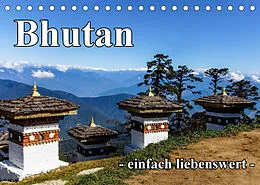 Kalender Bhutan - einfach liebenswert (Tischkalender 2022 DIN A5 quer) von FB Frank BAUMERT