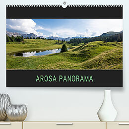 Kalender Arosa Panorama (Premium, hochwertiger DIN A2 Wandkalender 2022, Kunstdruck in Hochglanz) von Stefanie und Philipp Kellmann