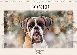 Kalender Boxer Photo&amp;Kunst (Wandkalender 2022 DIN A4 quer) von Kerstin Mielke