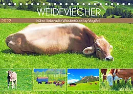 Kalender Weideviecher, Kühe liebevolle Wiederkäuer (Tischkalender 2022 DIN A5 quer) von VogtArt