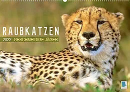 Kalender Raubkatzen: Geschmeidige Jäger (Wandkalender 2022 DIN A2 quer) von CALVENDO