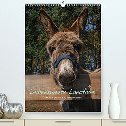 Kalender Liebenswerte Landtiere (Premium, hochwertiger DIN A2 Wandkalender 2022, Kunstdruck in Hochglanz) von Jeanette Wüstehube