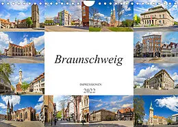 Kalender Braunschweig Impressionen (Wandkalender 2022 DIN A4 quer) von Dirk Meutzner