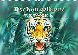 Kalender Dschungeltiere - ARTWORK (Wandkalender 2022 DIN A2 quer) von Liselotte Brunner-Klaus