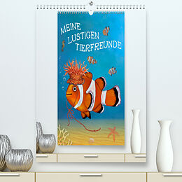 Kalender Meine lustigen Tierfeunde (Premium, hochwertiger DIN A2 Wandkalender 2022, Kunstdruck in Hochglanz) von Marion Krätschmer