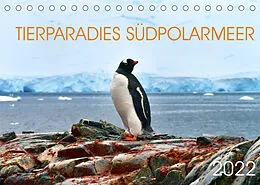 Kalender Tierparadies Südpolarmeer (Tischkalender 2022 DIN A5 quer) von Manfred Bergermann