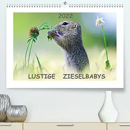 Kalender Lustige Zieselbabys (Premium, hochwertiger DIN A2 Wandkalender 2022, Kunstdruck in Hochglanz) von Werner Lang