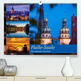 Kalender Halle-Saale - Die schönsten Ansichten (Premium, hochwertiger DIN A2 Wandkalender 2022, Kunstdruck in Hochglanz) von Martin Wasilewski