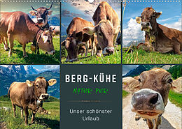Kalender Berg-Kühe, Natur pur - unser schönster Urlaub (Wandkalender 2022 DIN A2 quer) von Peter Roder