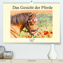 Kalender Das Gesicht der Pferde (Premium, hochwertiger DIN A2 Wandkalender 2022, Kunstdruck in Hochglanz) von Elke Laage