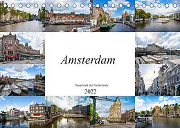 Kalender Amsterdam - Hauptstadt der Niederlande (Tischkalender 2022 DIN A5 quer) von Dirk Meutzner