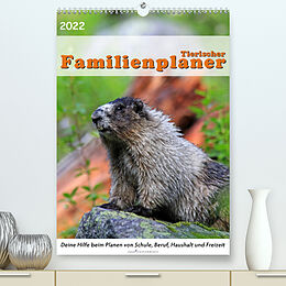 Kalender Tierischer Familienplaner (Premium, hochwertiger DIN A2 Wandkalender 2022, Kunstdruck in Hochglanz) von Jana Thiem-Eberitsch