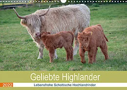 Kalender Geliebte Highlander (Wandkalender 2022 DIN A3 quer) von Marion Sixt