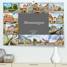 Kalender Memmingen Impressionen (Premium, hochwertiger DIN A2 Wandkalender 2022, Kunstdruck in Hochglanz) von Dirk Meutzner