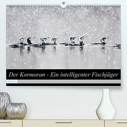 Kalender Der Kormoran - Ein intelligenter Fischjäger (Premium, hochwertiger DIN A2 Wandkalender 2022, Kunstdruck in Hochglanz) von Wilfried Martin