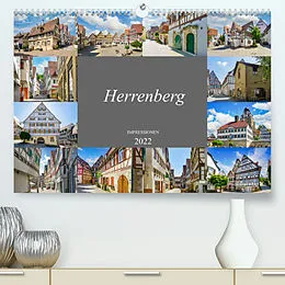 Kalender Herrenberg Impressionen (Premium, hochwertiger DIN A2 Wandkalender 2022, Kunstdruck in Hochglanz) von Dirk Meutzner