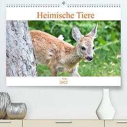 Kalender Heimische Tiere - Rehe (Premium, hochwertiger DIN A2 Wandkalender 2022, Kunstdruck in Hochglanz) von pixs:sell