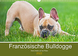 Kalender Französische Bulldogge - Kleine Helden auf vier Pfoten (Wandkalender 2022 DIN A3 quer) von Sigrid Starick