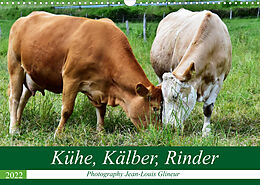 Kalender Kühe, Kälber, Rinder (Wandkalender 2022 DIN A3 quer) von Jean-Louis Glineur / DeVerviers