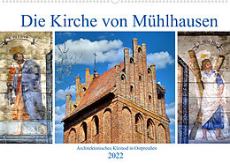 Kalender Die Kirche von Mühlhausen - Ein architektonisches Kleinod in Ostpreußen (Wandkalender 2022 DIN A2 quer) von Henning von Löwis of Menar
