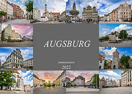 Kalender Augsburg Impressionen (Wandkalender 2022 DIN A2 quer) von Dirk Meutzner