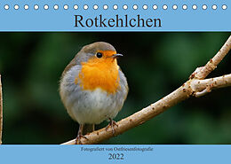 Kalender Rotkehlchen - Fotografiert von Ostfriesenfotografie (Tischkalender 2022 DIN A5 quer) von Christina Betten - Ostfriesenfotografie