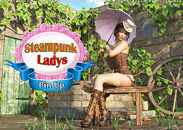 Kalender Steampunk Ladys Pin Up (Wandkalender 2022 DIN A2 quer) von Karsten Schröder