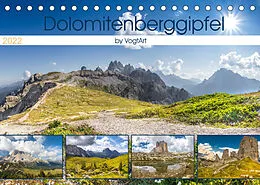 Kalender Dolomitenberggipfel (Tischkalender 2022 DIN A5 quer) von VogtArt