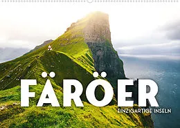 Kalender Färöer - Einzigartige Inseln (Wandkalender 2022 DIN A2 quer) von SF