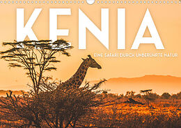 Kalender Kenia - Eine Safari durch unberührte Natur. (Wandkalender 2022 DIN A3 quer) von SF
