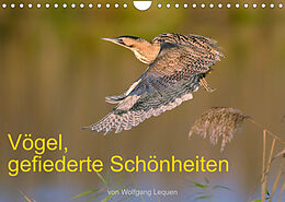 Kalender Vögel, Gefiederte Schönheiten (Wandkalender 2022 DIN A4 quer) von Wolfgang Lequen