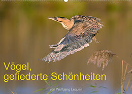 Kalender Vögel, Gefiederte Schönheiten (Wandkalender 2022 DIN A2 quer) von Wolfgang Lequen