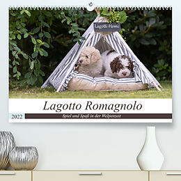 Kalender Lagotto Romagnolo - Spiel und Spaß in der Welpenzeit (Premium, hochwertiger DIN A2 Wandkalender 2022, Kunstdruck in Hochglanz) von Sonja Teßen