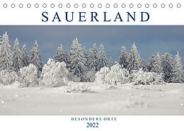 Kalender SAUERLAND  Besondere Orte (Tischkalender 2022 DIN A5 quer) von Heidi Bücker