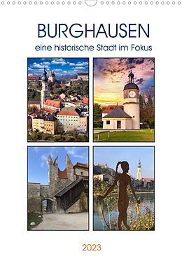Kalender Burghausen, eine historische Stadt im Fokus (Wandkalender 2023 DIN A3 hoch) von Klaus-Peter Huschka
