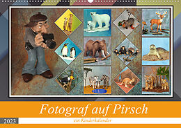 Kalender Fotograf auf Pirsch - ein Kinderkalender (Wandkalender 2023 DIN A2 quer) von Rolf Frank