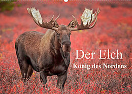 Kalender Der Elch - König des Nordens (Wandkalender 2023 DIN A2 quer) von Claudia Pelzer, Inken Paletta