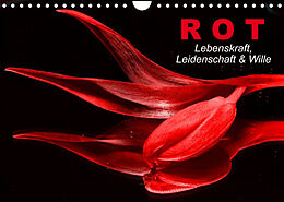 Kalender Rot  Lebenskraft, Leidenschaft &amp; Wille (Wandkalender 2023 DIN A4 quer) von Elisabeth Stanzer