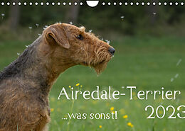 Kalender Airedale-Terrier, was sonst! (Wandkalender 2023 DIN A4 quer) von Michael Janz
