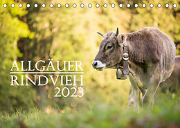 Kalender Allgäuer Rindvieh 2023 (Tischkalender 2023 DIN A5 quer) von Juliane Wandel