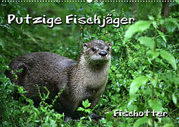Kalender Putzige Fischjäger (Wandkalender 2023 DIN A2 quer) von Martina Berg