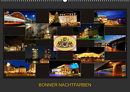 Kalender BONNER NACHTFARBEN (Wandkalender 2023 DIN A2 quer) von BRASCHI Bonn