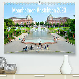 Kalender Mannheimer Ansichten 2023 (Premium, hochwertiger DIN A2 Wandkalender 2023, Kunstdruck in Hochglanz) von Alessandro Tortora