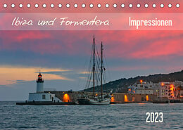 Kalender Ibiza und Formentera Impressionen (Tischkalender 2023 DIN A5 quer) von Klaus Kolfenbach