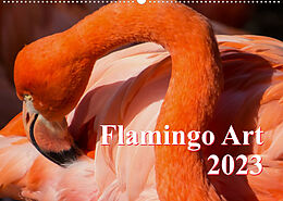 Kalender Flamingo Art 2023 (Wandkalender 2023 DIN A2 quer) von Max Steinwald